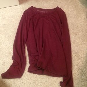 Maroon long sleeve size medium