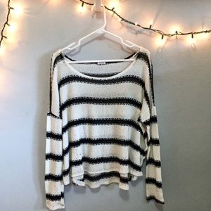Striped knit Tobi sweater