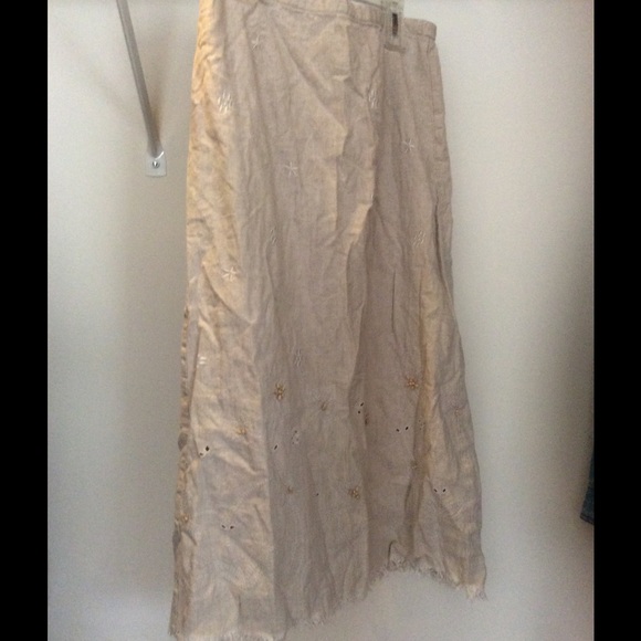Cute Sand Colored Boho Skirt