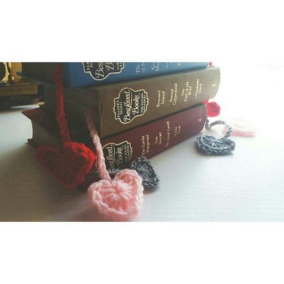 Heart Bookmarks  (3)