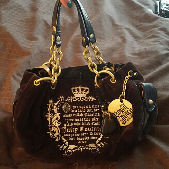 Small Juicy velvet purse