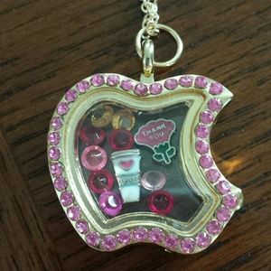 SALE-Apple Locket with Charms
