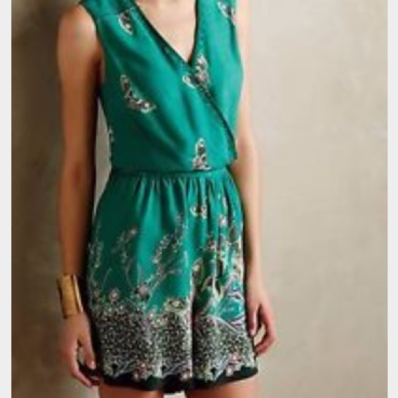 Anthropologie Butterfly Romper