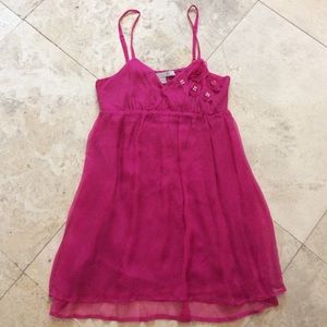 Light Weight mini summer dress with floral details