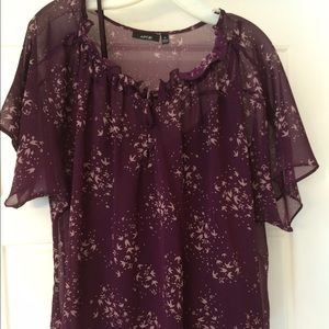 Apt 9 sheer blouse
