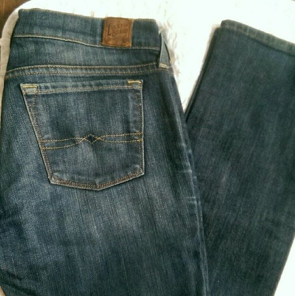 LUCKY BRAND Dark Wash Boot Cut Sz 28