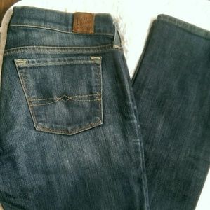 LUCKY BRAND Dark Wash Boot Cut Sz 28
