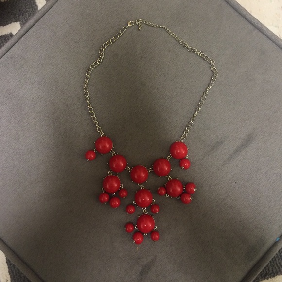 Red Bubble Necklace