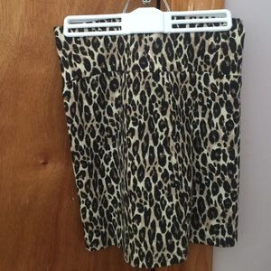 Leopard skirt