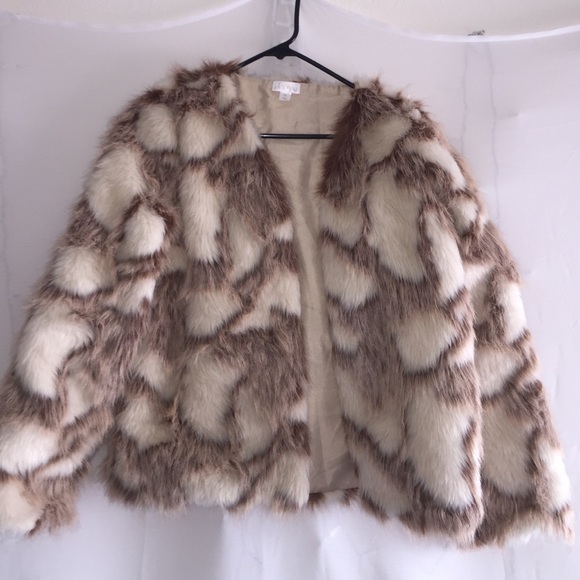 Faux fur coat