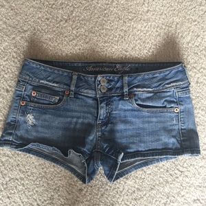 Denim shorts