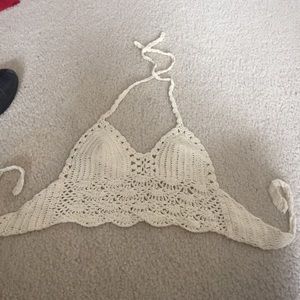 Crochet knit top