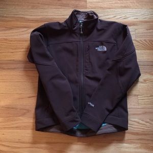 Brown Northface APEX jacket Lined with real fleece