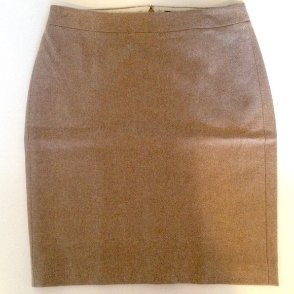 J. Crew Wool Pencil Skirt - Picture 2 of 4