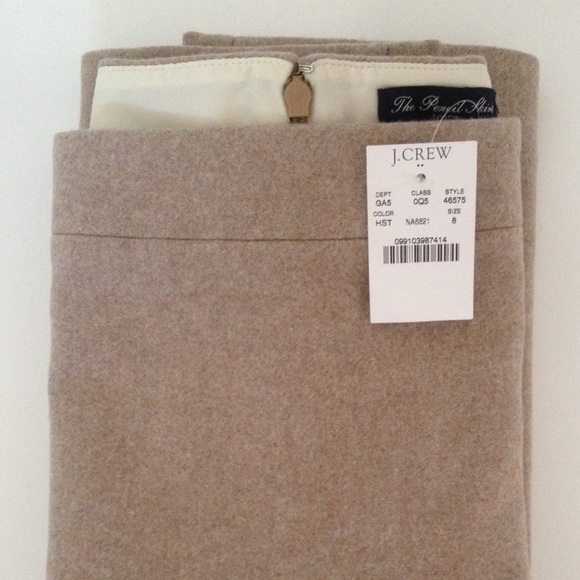 J. Crew Wool Pencil Skirt - Picture 3 of 4