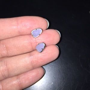 Kendra Scott lavender earrings