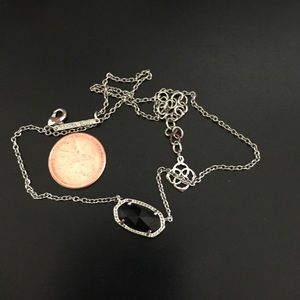 Kendra Scott necklace with black stone