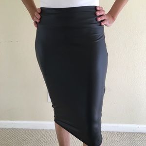 KToo faux leather skirt