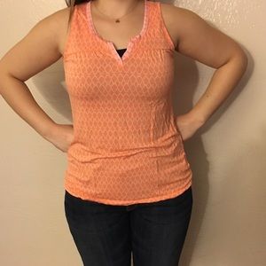 Orange\peach sleeveless tank