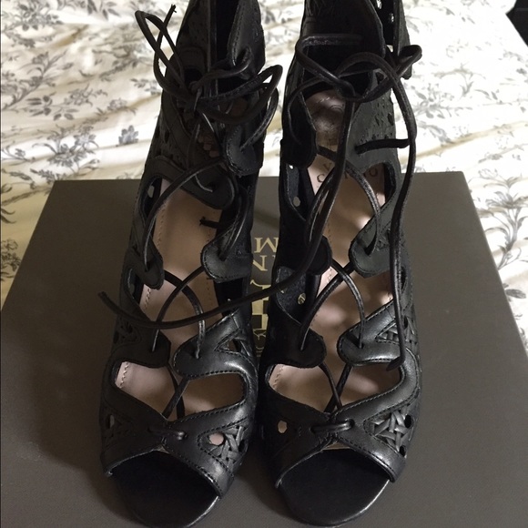 Lace up Vince heels