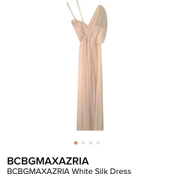 BCBGMaxAzria Dresses & Skirts - White toga dress