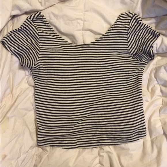brandy cropped tee