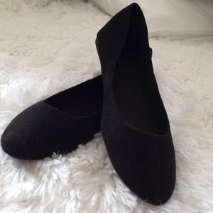 H&M Black Suede Flats