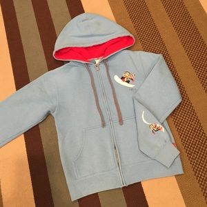 **Paul Frank** Hoodie in Blue and Red
