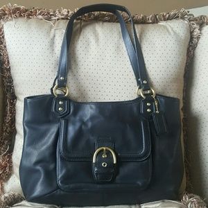 Coach Leather shoulder bag Like New!