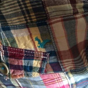 🕶🌂👛💋 Eagle cute plaid shorts...💋💋