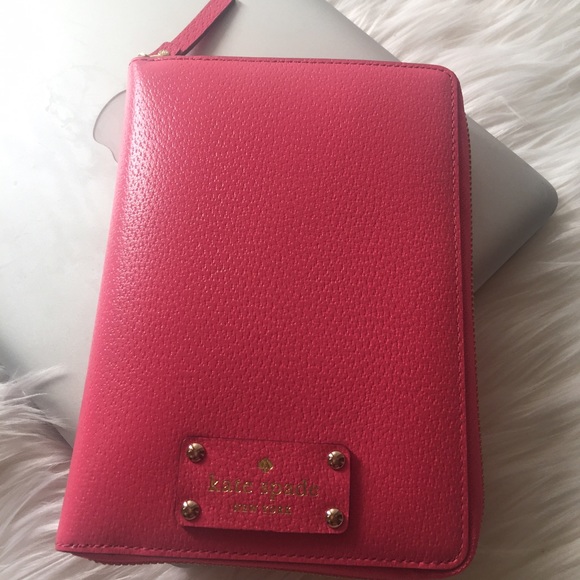 kate spade Other - KATE SPADE  ZIP AROUND  PLANNER CABERET PINK