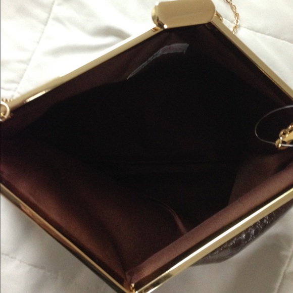 Vintage Faux crocodile convertible clutch EUC - Picture 2 of 3