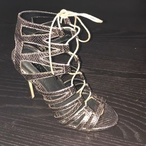 Top shop pewter heels!