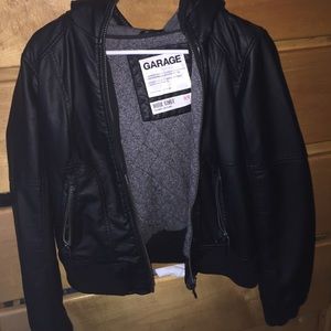Garage insulated leather jacket!
