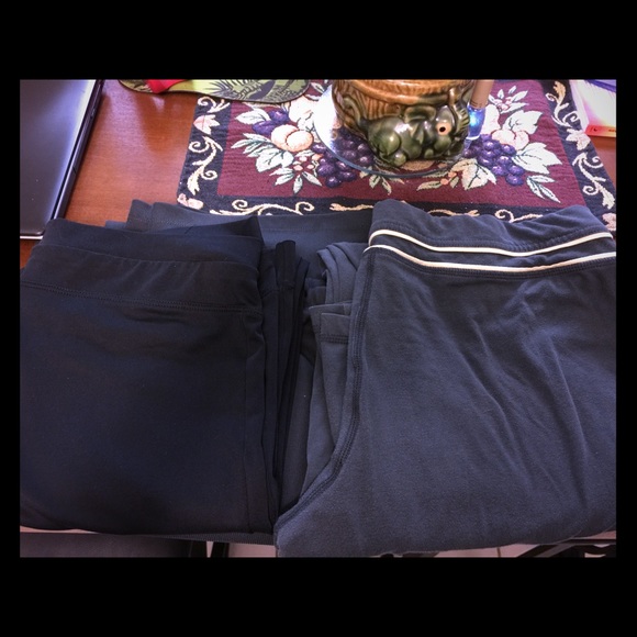 SOLD Lot of 3 Yoga pants, flare legs.