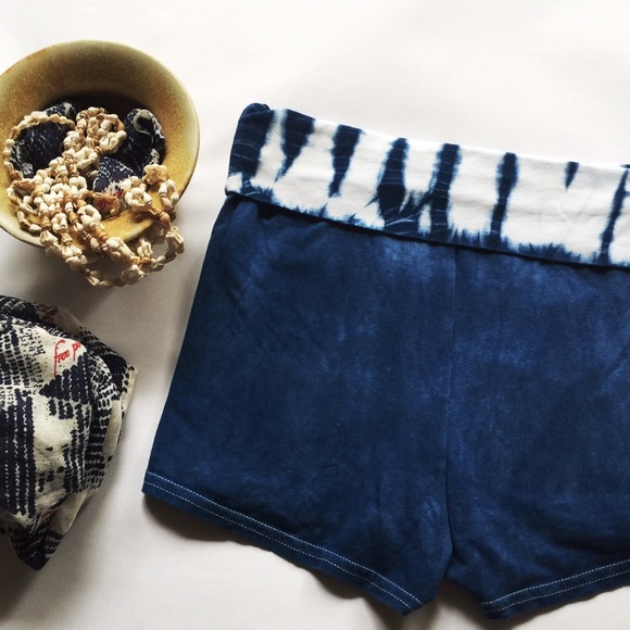 American Apparel Pants - American Apparel Indigo Bikram Yoga Shorts