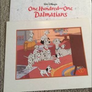 101 Dalmatians lithograph