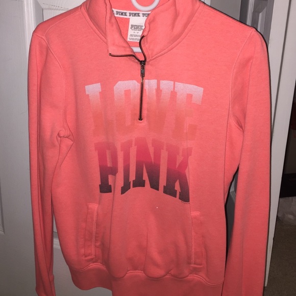 LOVE PINK half zip pullover