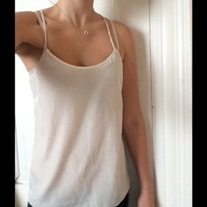 J Crew Silky Cream Tank
