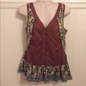 Anthropologie Fei Sleeveless Top, XS