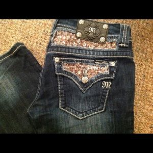 Rare Miss Me Jean! Very sparkly!