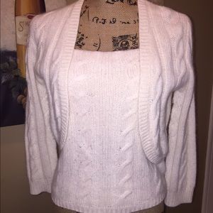 Angora 2 piece sweater set