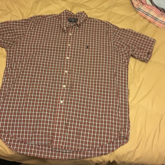 Plaid Ralph Lauren short sleeve button down