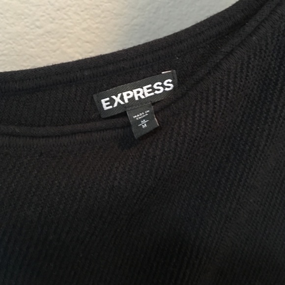 Black off shoulder express sweater - Picture 4 of 4