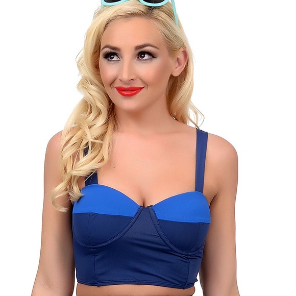 Vintage Swim Bomb Shell Top