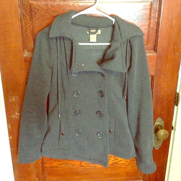 Cozy Grey Pea Coat