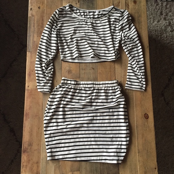 Tops - Striped Skirt Set *NEW*