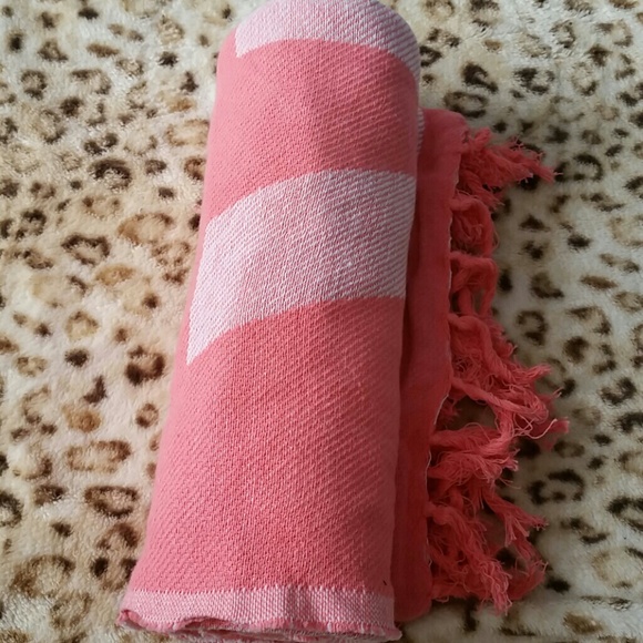 Vs pink beach blanket!