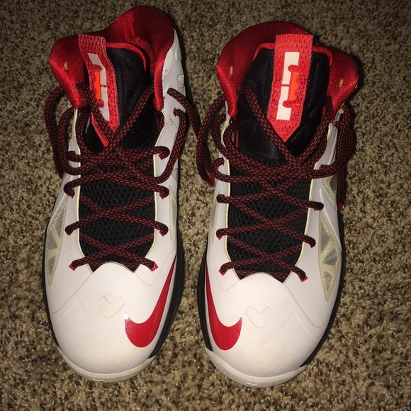 Lebron 10s Crimson