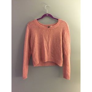 Cropped Pink Sweater